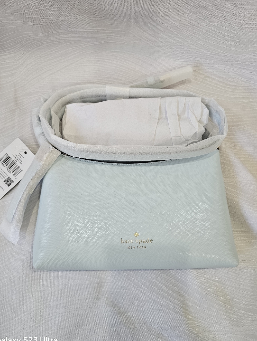 Kate Spade Sadie Crossbody Crisp Sky Blue NWT (Rare color!) LEATHER